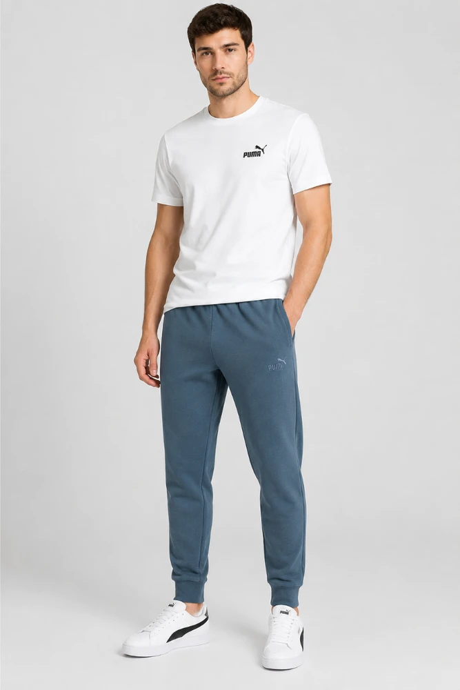 Puma Kelnės Vyrams Ess No. 1 Logo Sweatpants Fl Steel Mėlyna 682607 37
