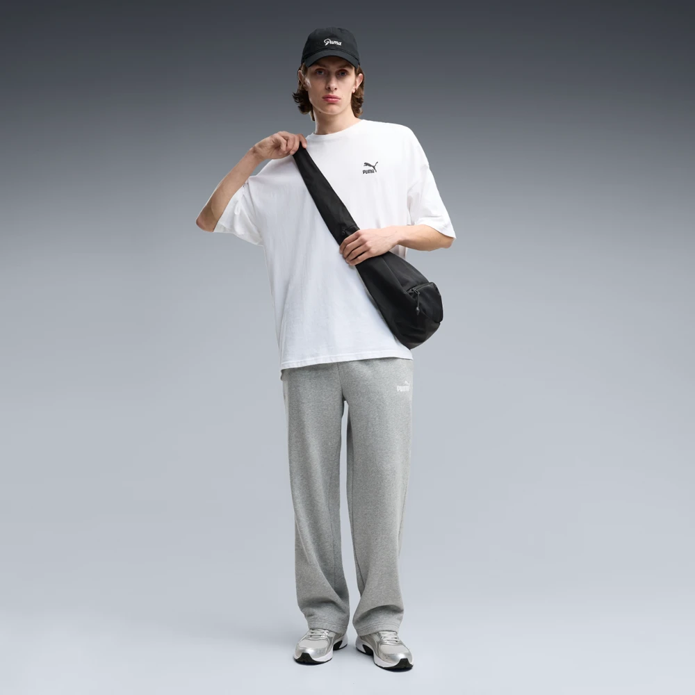 Puma Kelnės Vyrams Ess Relaxed No.1 Logo Pants Fl Light Pilkas 694797 03