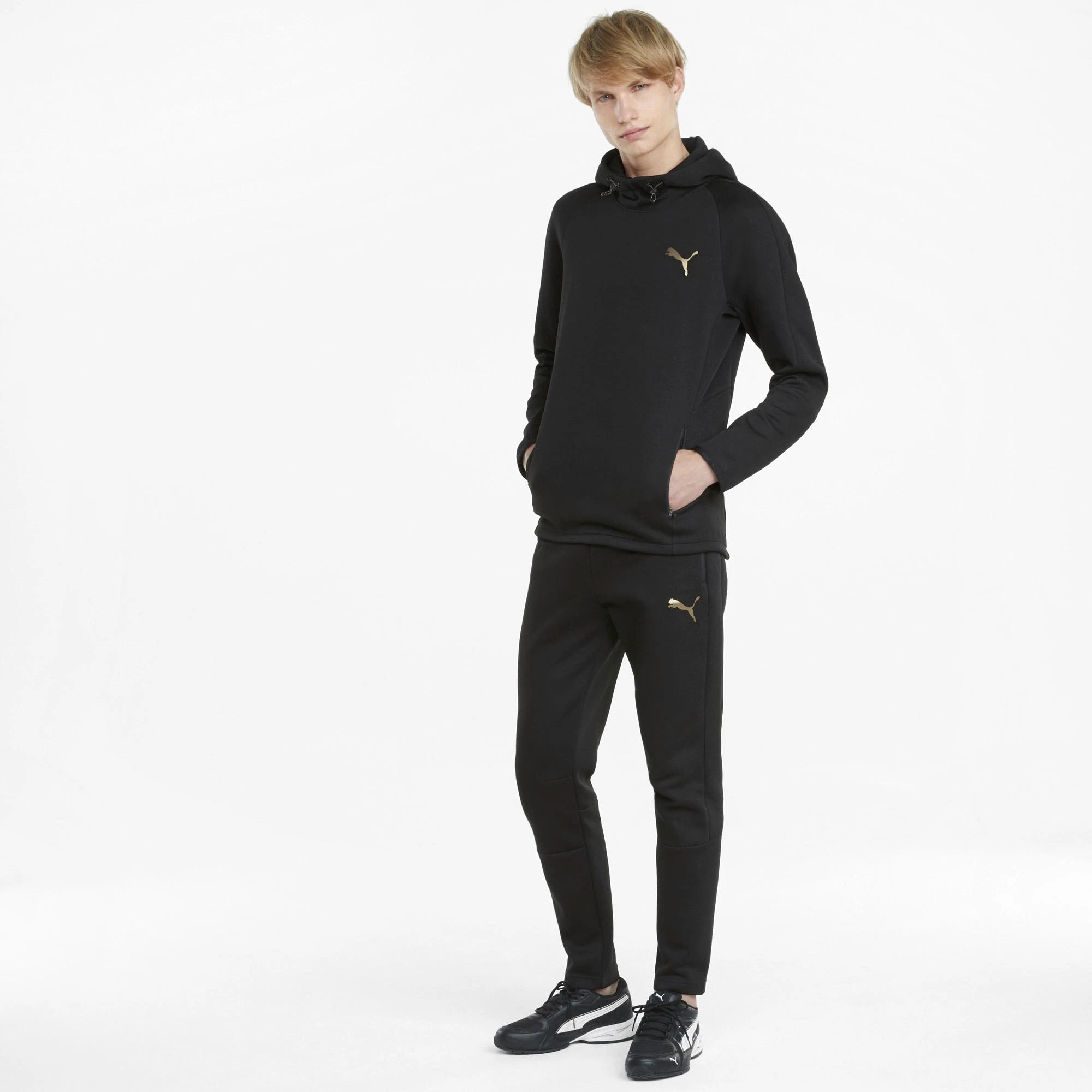 Puma Kelnės Vyrams Evostripe Pants Juodas 589426 51