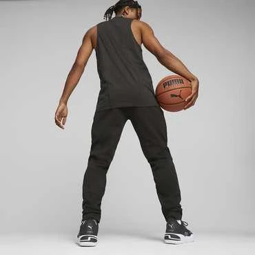 Puma Kelnės Vyrams Hoops Team Dime Pants Juodas 676639 01