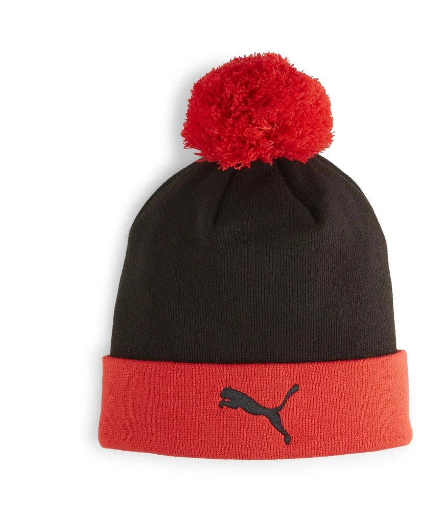 Puma Kepurė Acm Ess Pom Pom Juodas Raudona 025709 04