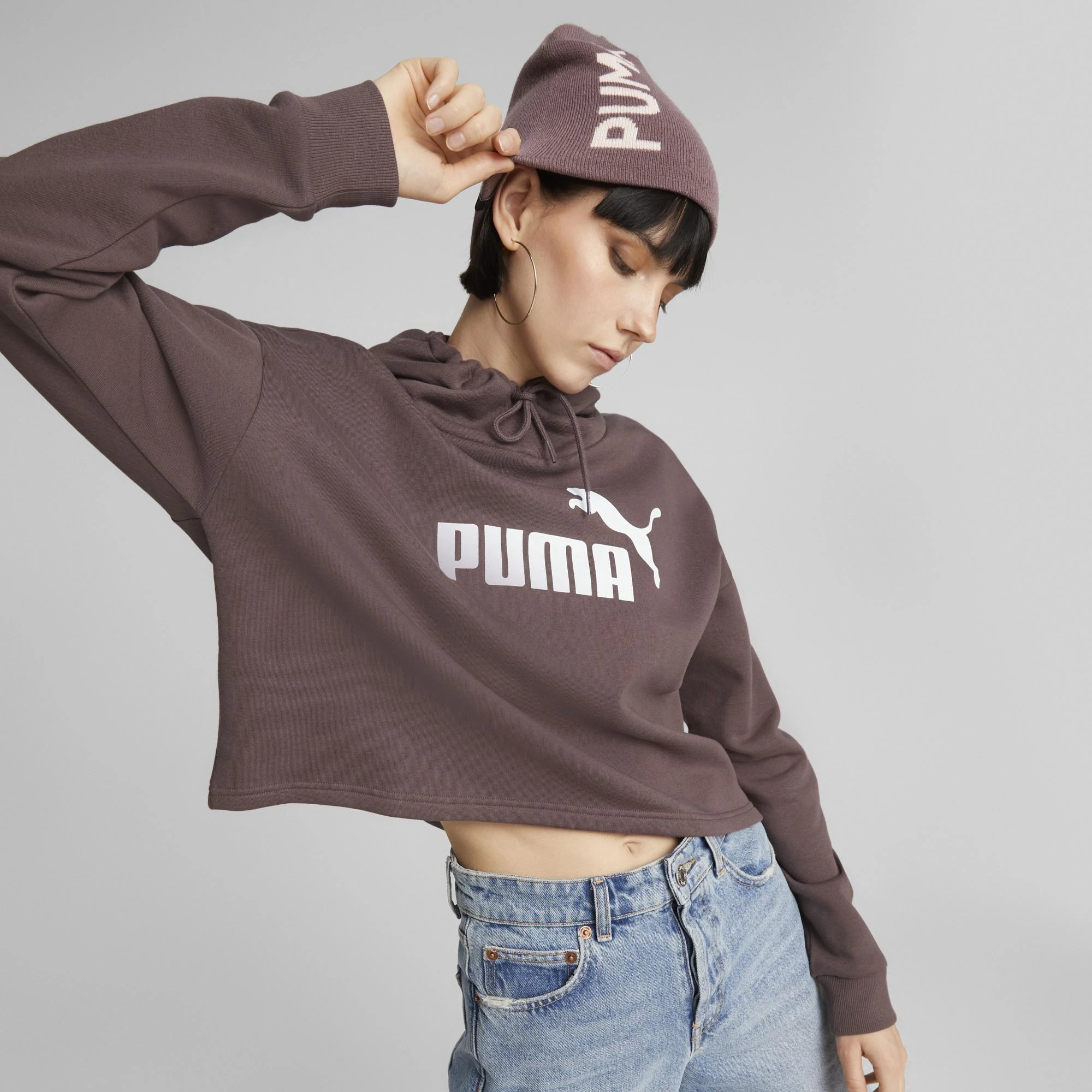 Puma Kepurė Ess Classic Cuffless Beanie Eggplant 023433 09