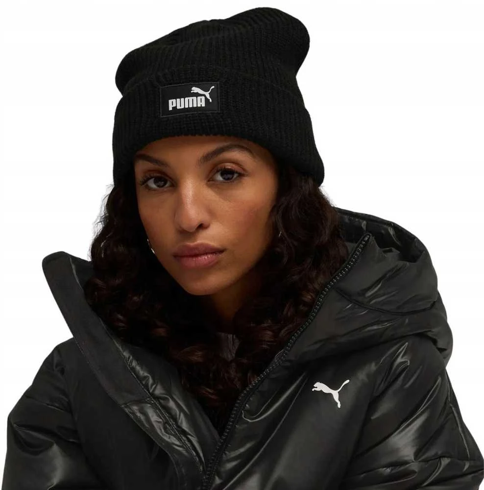 Puma Kepurė Ess High Crown Beanie Juodas 026410 01