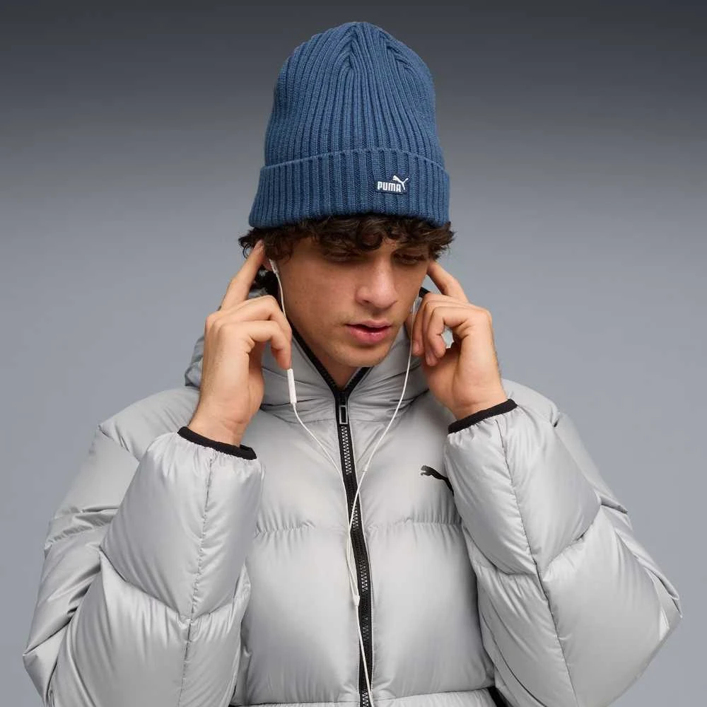 Puma Kepurė Ess Patch Mid Crown Beanie Mėlyna 026417 02