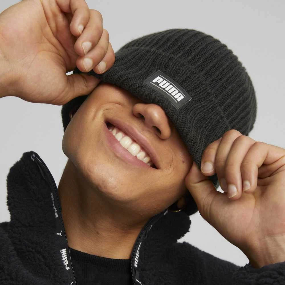 Puma Kepurė Ribbed Classic Cuff Beanie Juodas 024038 01