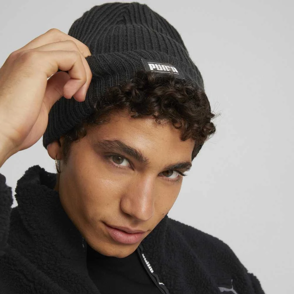 Puma Kepurė Ribbed Classic Cuff Beanie Juodas 024038 01