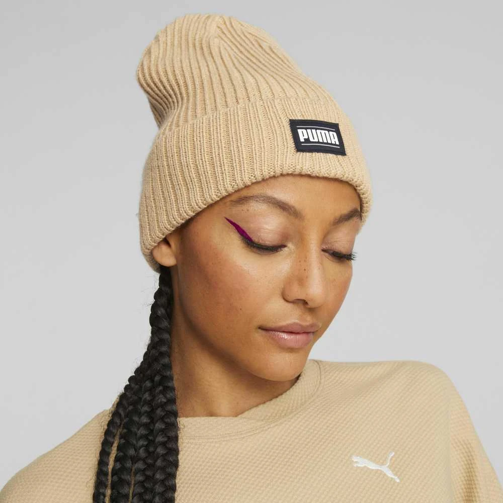 Puma Kepurė Ribbed Classic Cuff Beanie Kreminis 024038 07
