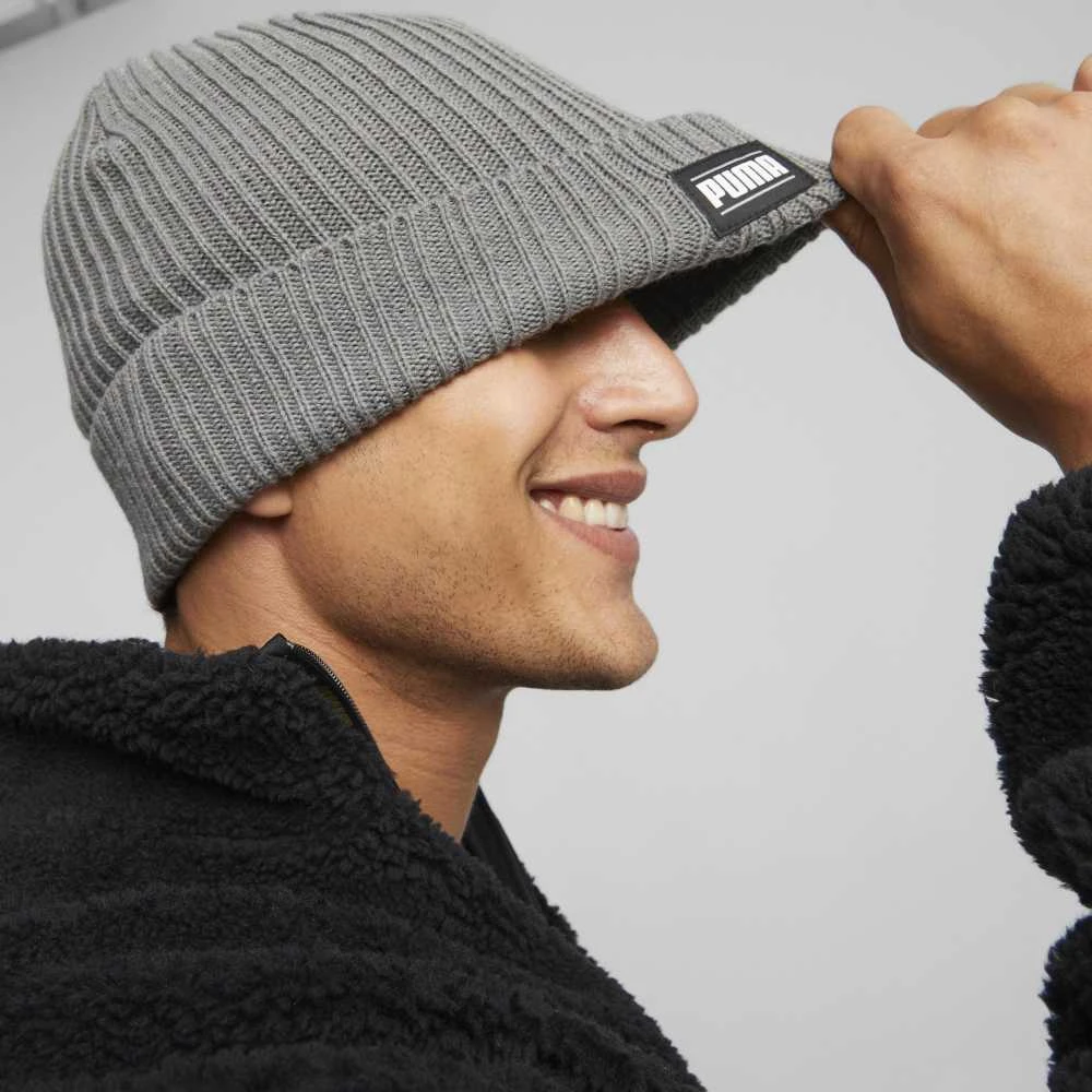 Puma Kepurė Ribbed Classic Cuff Beanie Pilkas 024038 03