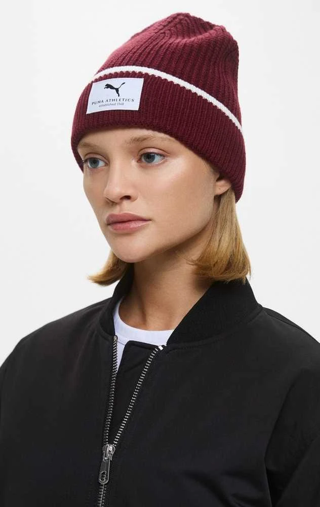 Puma Kepurė Unisex Class Mid Crown Beanie Bordo 026413 02
