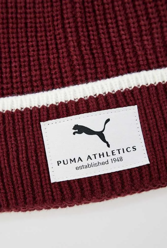 Puma Kepurė Unisex Class Mid Crown Beanie Bordo 026413 02