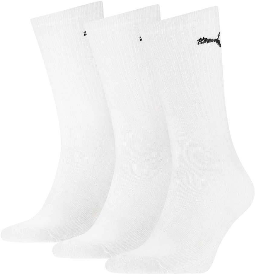 Puma Kojinės Crew Sock 3P Baltas 880355 02