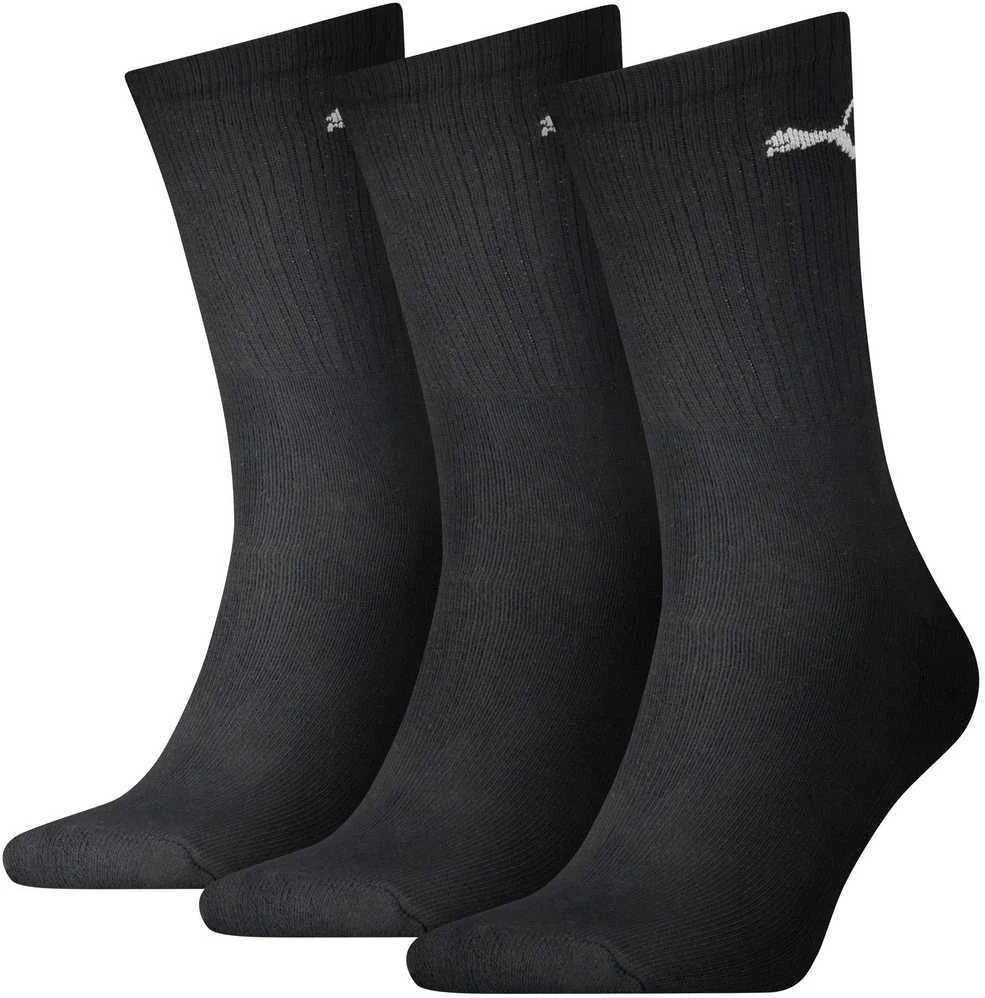 Puma Kojinės Crew Sock 3P Juodas 880355 01