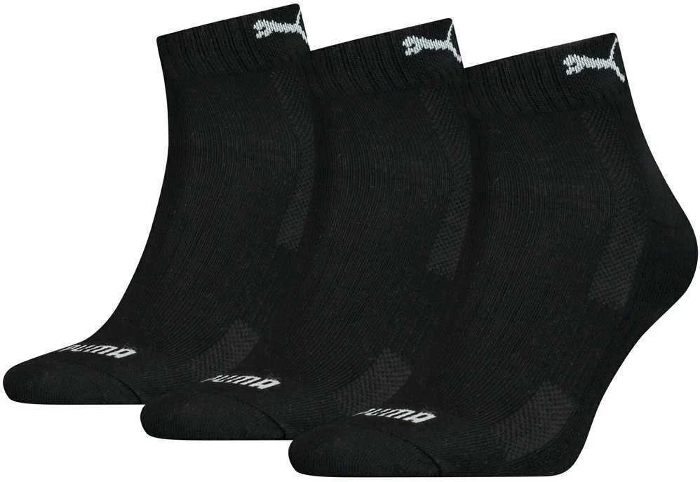 Puma Kojinės Cushioned QU Juodas