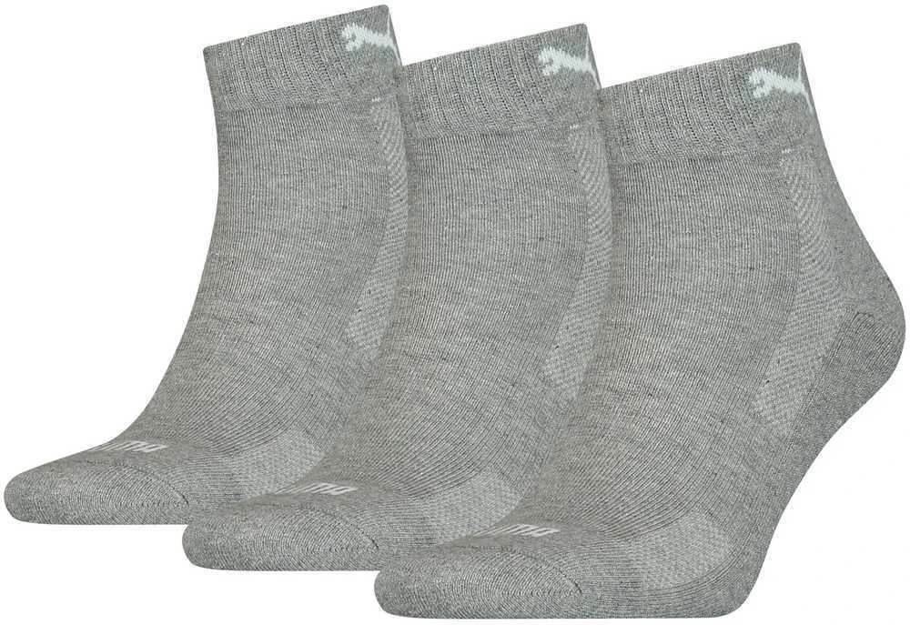 Puma Kojinės Cushioned QU Pilkas
