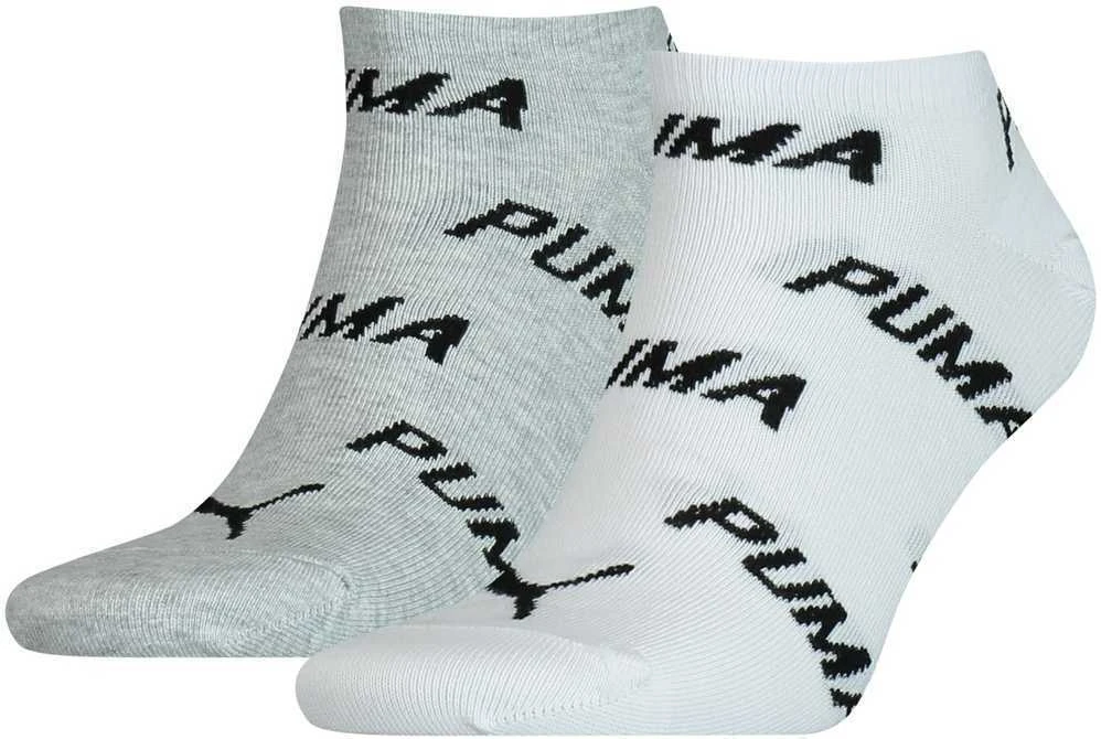 Puma Kojinės Unisex Bwt Baltas Pilkas 907947 02