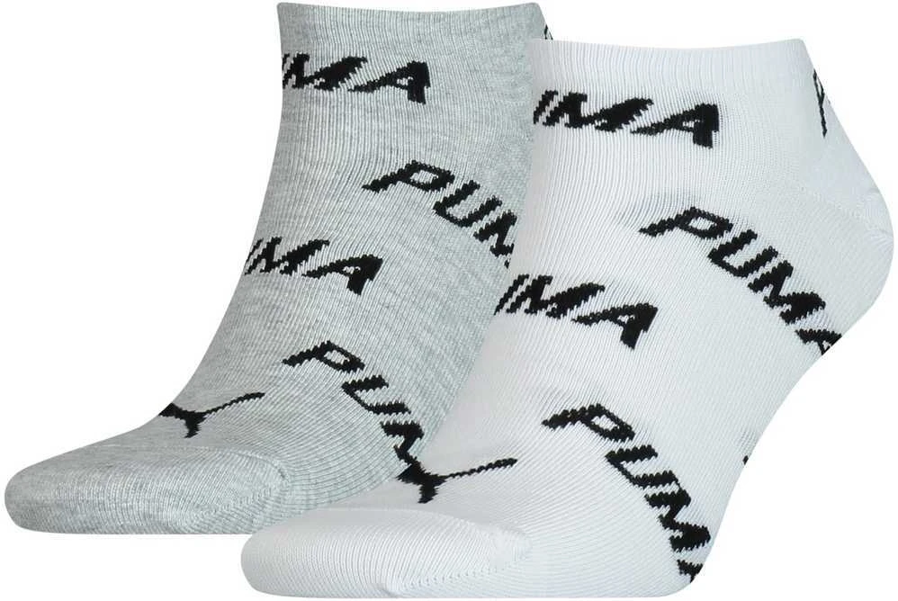 Puma Kojinės Unisex Bwt Baltas Pilkas 907947 02