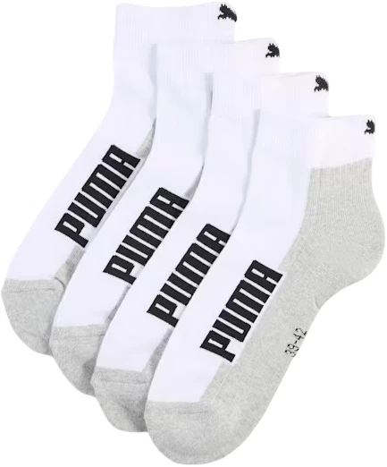 Puma Kojinės Unisex Bwt Baltas Pilkas 938583 04