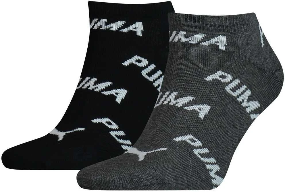 Puma Kojinės Unisex Bwt Juodas Pilkas 907947 01
