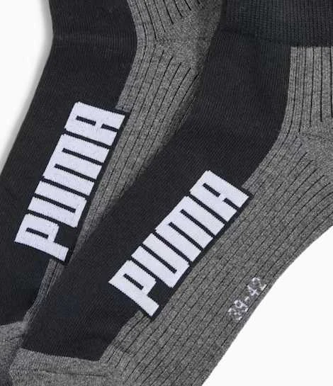 Puma Kojinės Unisex Bwt Juodas Pilkas 938583 01