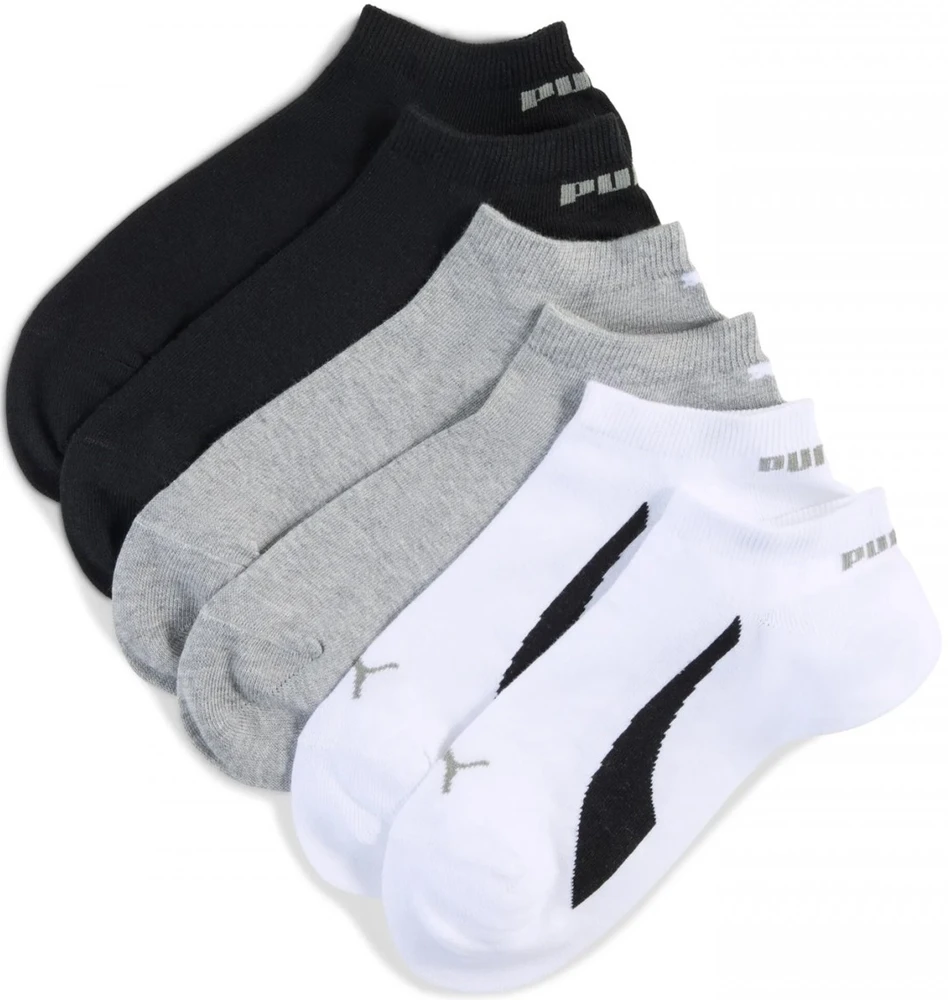 Puma Kojinės Unisex Lifes Baltas Gray Juodas 938625 02