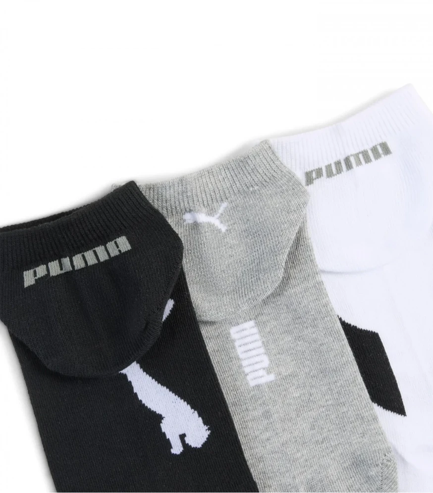 Puma Kojinės Unisex Lifes Baltas Gray Juodas 938625 02