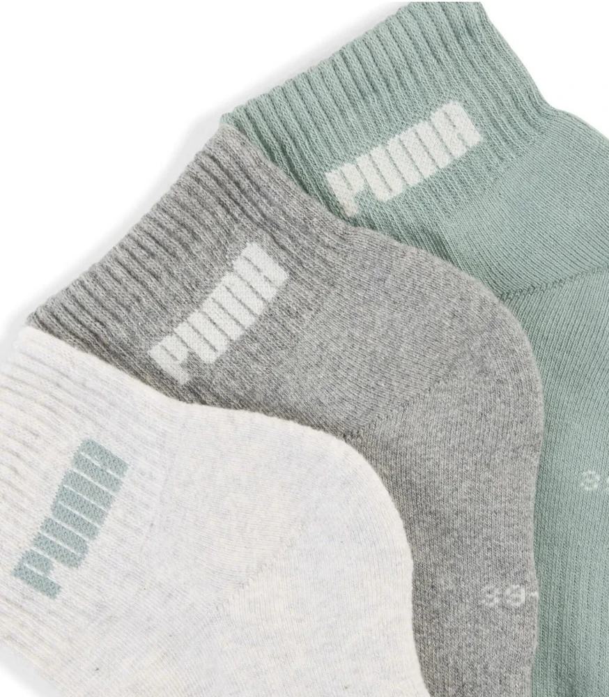Puma Kojinės Unisex New Baltas Pilkas Žalias 938393 16