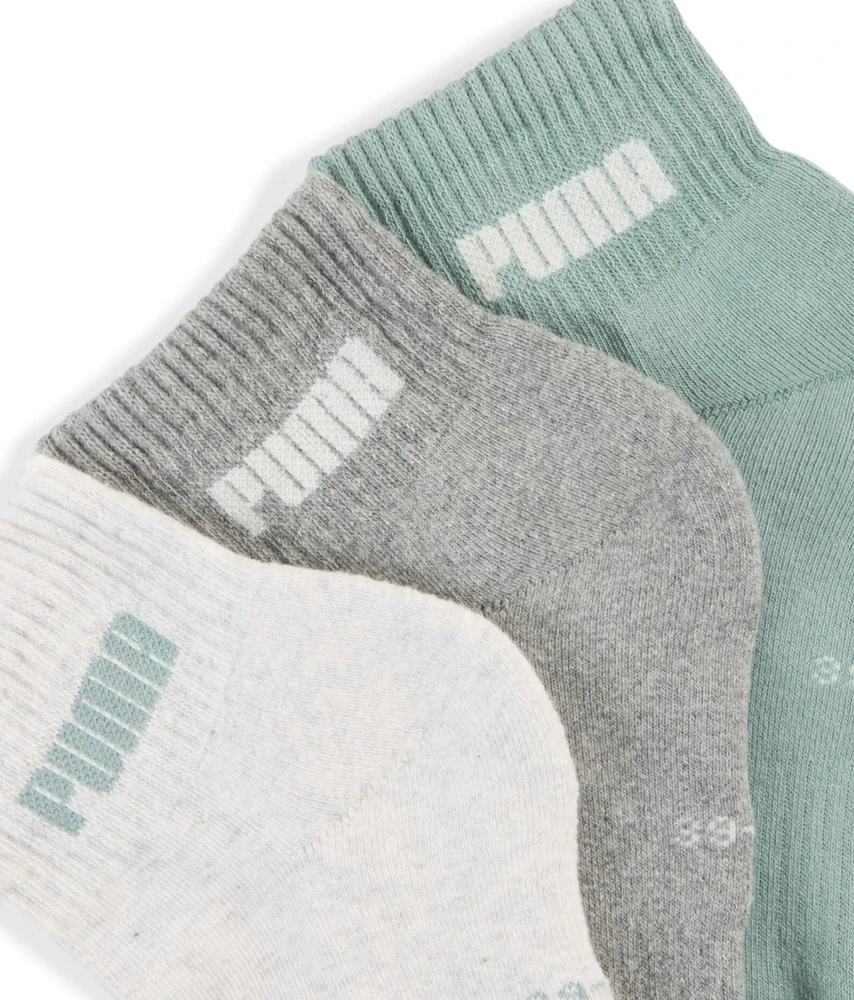 Puma Kojinės Unisex New Baltas Pilkas Žalias 938393 16