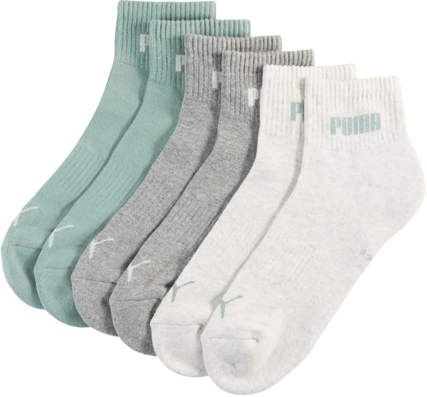 Puma Kojinės Unisex New Baltas Pilkas Žalias 938393 16