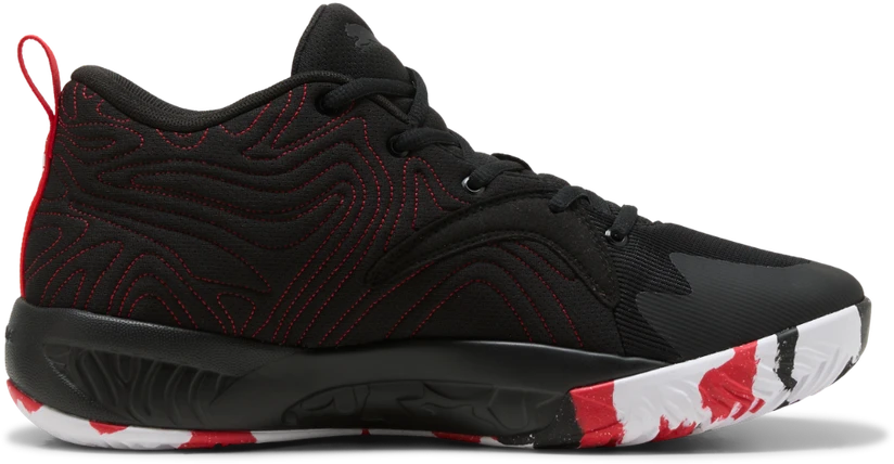 Puma Krepšinio Avalynė Vyrams Court Pro 3 Raudona Juodas 313830 06