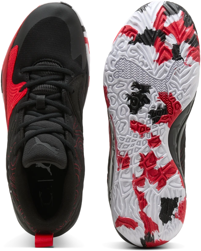 Puma Krepšinio Avalynė Vyrams Court Pro 3 Raudona Juodas 313830 06