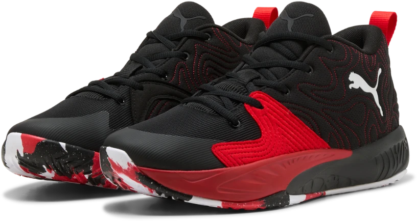 Puma Krepšinio Avalynė Vyrams Court Pro 3 Raudona Juodas 313830 06