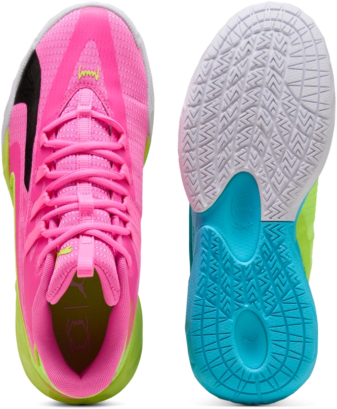 Puma Krepšinio Avalynė Vyrams Dagger 2 Geltona Rožinė Light Mėlyna 312748 05