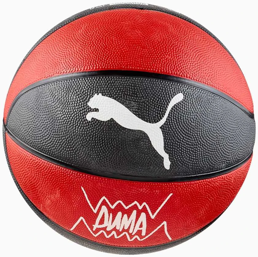 Puma Krepšinio Kamuolys TeamJaws Basketball Juodas Raudona 084688 02