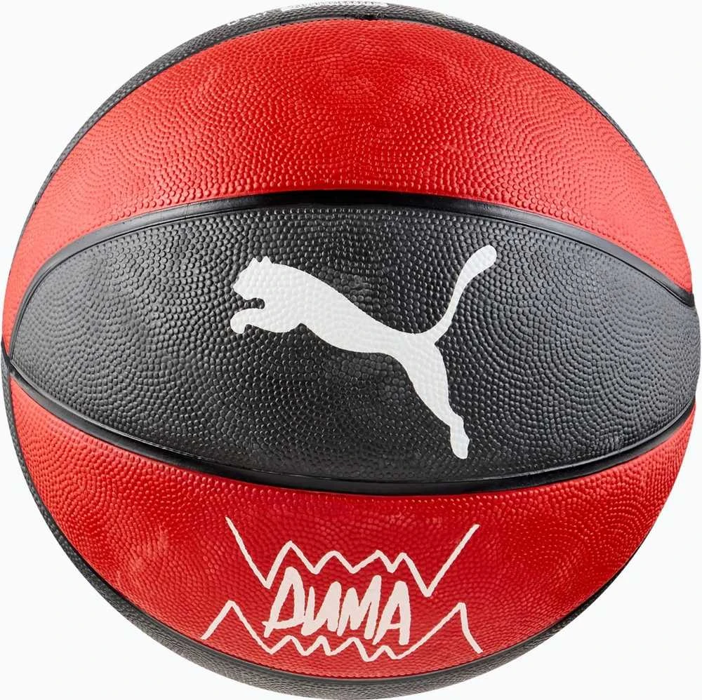 Puma Krepšinio Kamuolys TeamJaws Basketball Juodas Raudona 084688 02