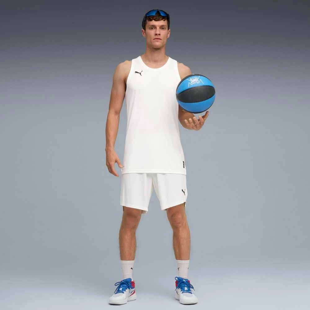 Puma Krepšinio Marškinėliai Vyrams TeamJaws Starter Jersey Baltas 685363 02