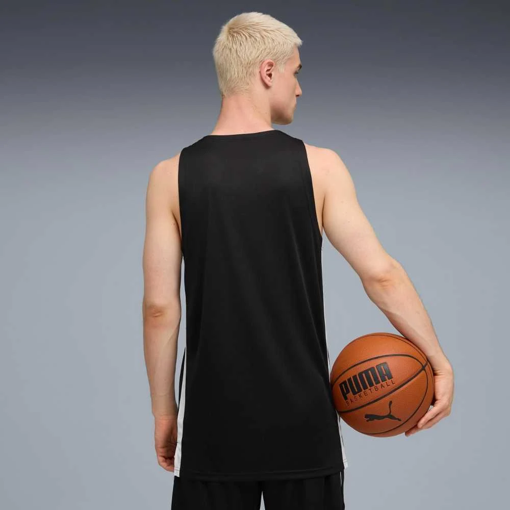 Puma Krepšinio Marškinėliai Vyrams TeamJaws Starter Jersey Juodas 685363 01
