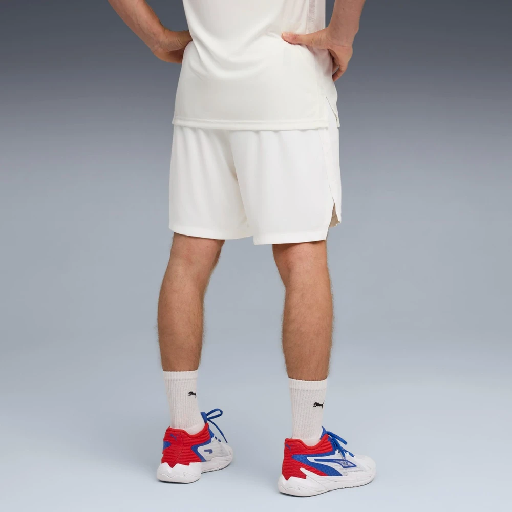 Puma Krepšinio Šortai Vyrams TeamJaws Starter Baltas 685364 02