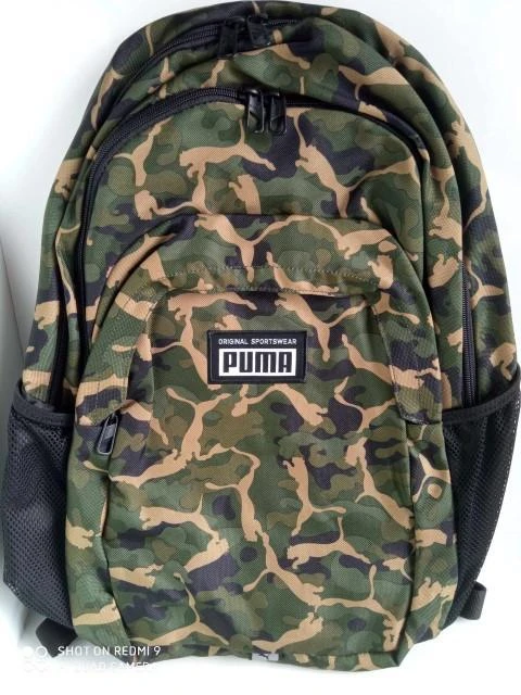 Puma Kuprinė Academy Backpack Myrtl Žalias Camo 079133 13