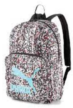 Puma Kuprinė Originals Urban Backpack Baltas Juodas Raudona 078004 04