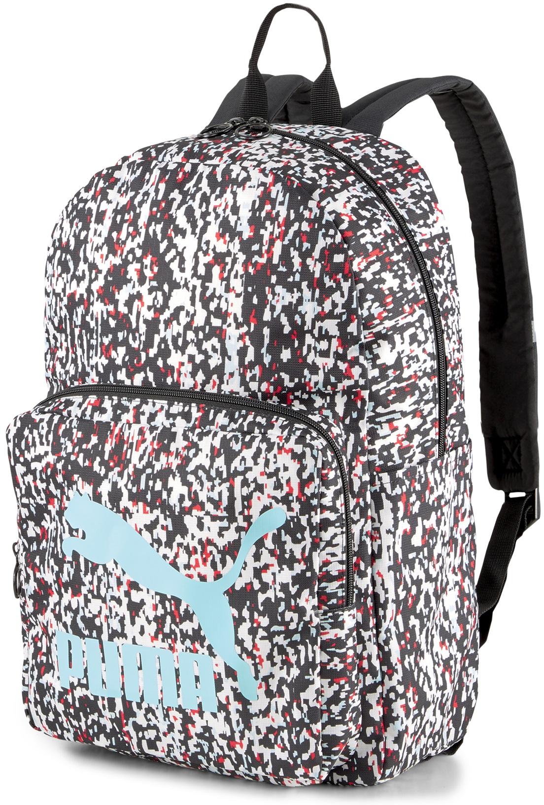Puma Kuprinė Originals Urban Backpack Baltas Juodas Raudona 078004