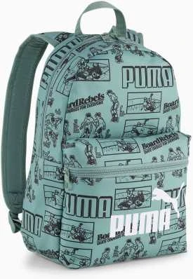 Puma Kuprinė Phase Aop Small Backpack Žalias 091324 01
