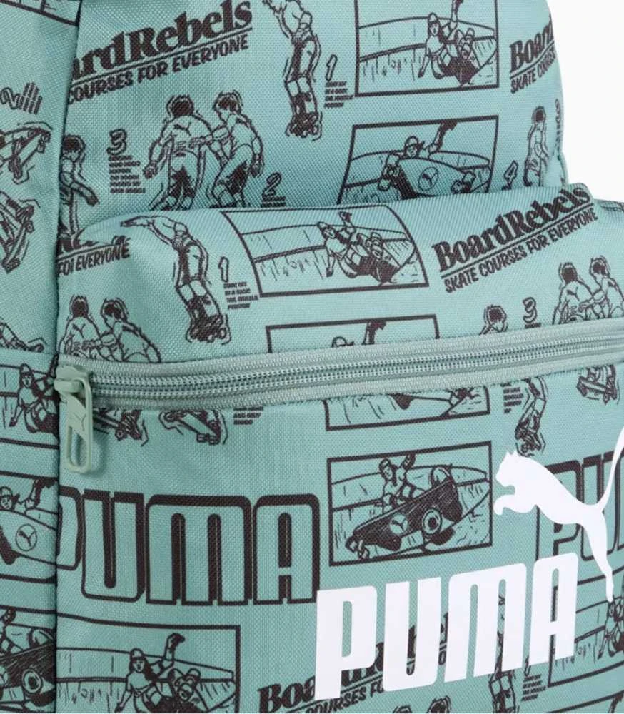 Puma Kuprinė Phase Aop Small Backpack Žalias 091324 01