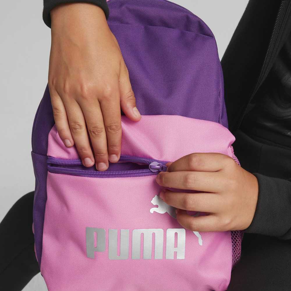 Kuprinė Puma Phase Small, 13L, violetinė/rožinė
