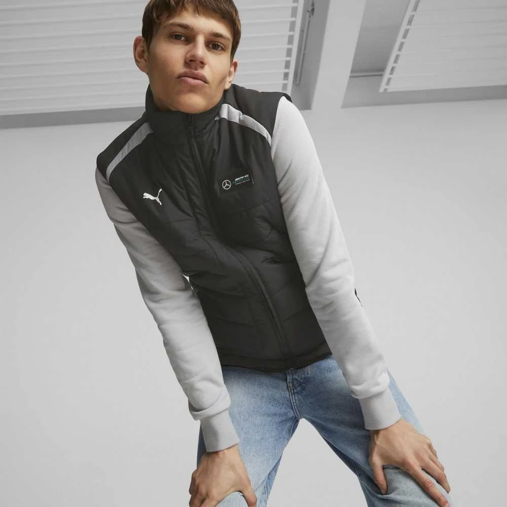 Puma Liemenė Vyrams Mapf1 Padded Gilet Juodas 622133 01