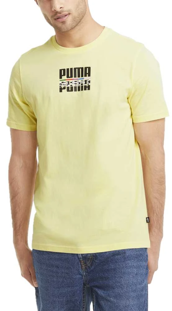 Puma Marškinėliai Core International Tee Geltona