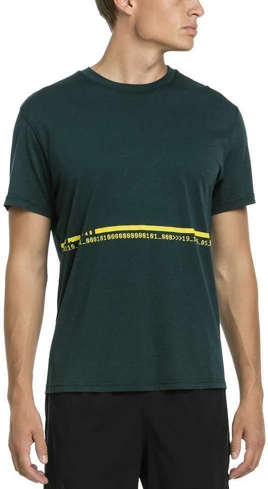 Puma Marškinėliai Energy Triblend Tee Pondero Žalias 517320 06