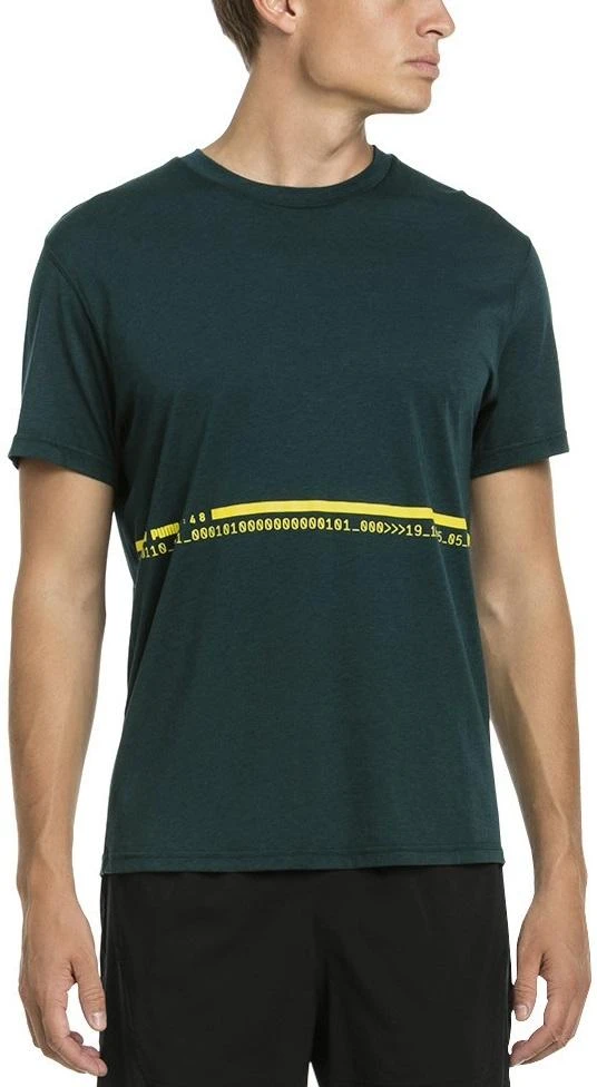 Puma Marškinėliai Energy Triblend Tee Pondero Žalias 517320 06
