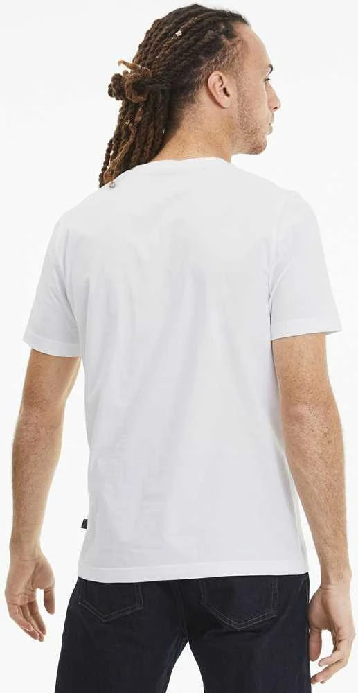 Puma Marškinėliai Flock Graphic Tee Baltas