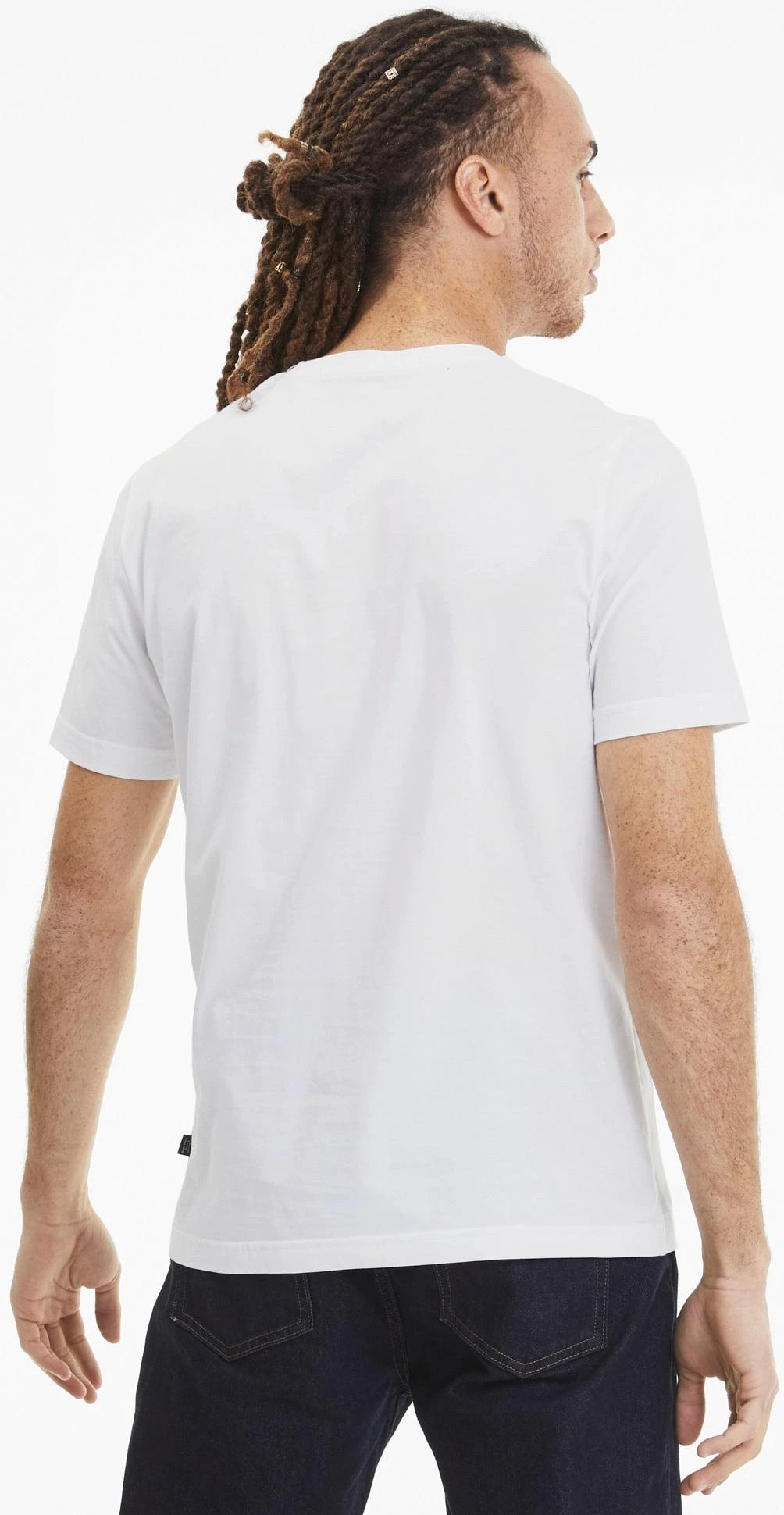 Puma Marškinėliai Flock Graphic Tee Baltas