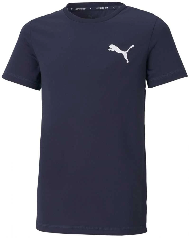 Puma Marškinėliai Paaugliams Active Small Logo Navy 586980 06
